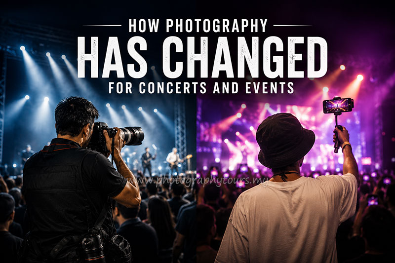 How Photography Has Changed for Concerts and Events